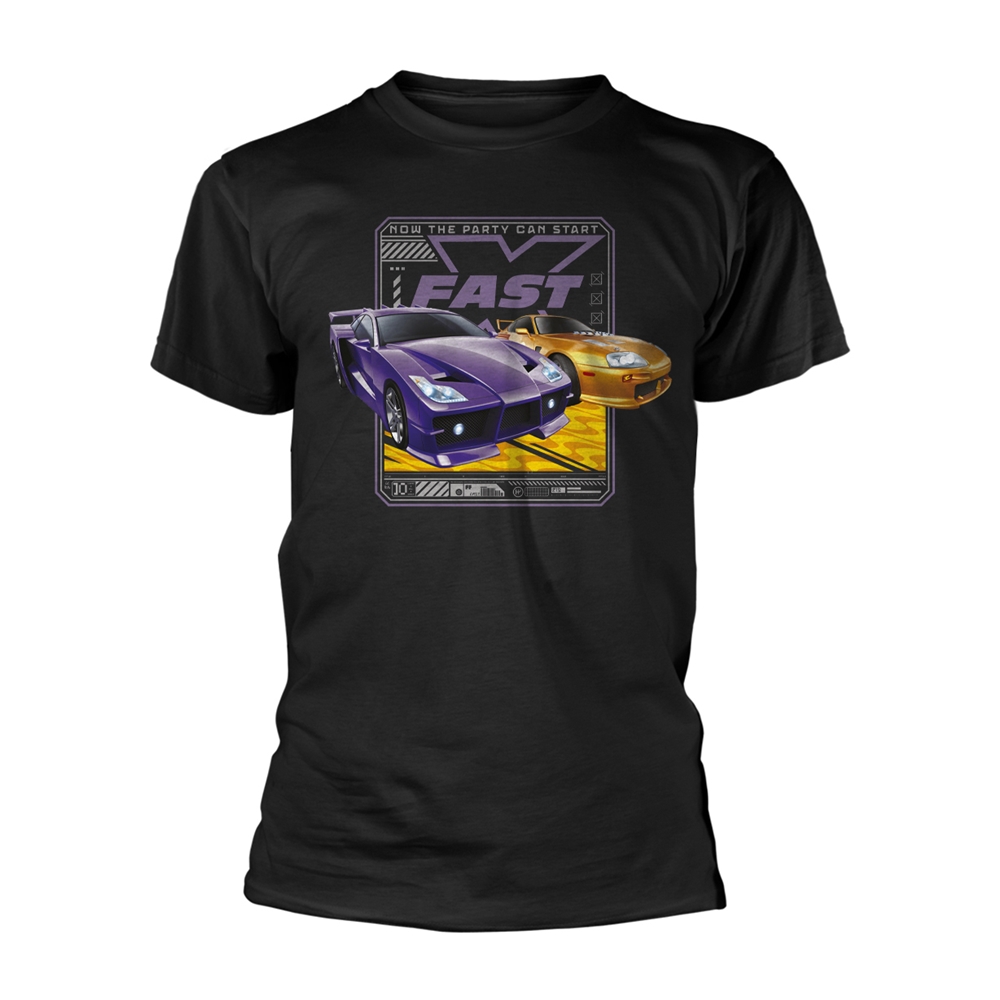 FAST & FURIOUS NOW THE PARTY CAN START T-Shirt XXX-Large BLACK