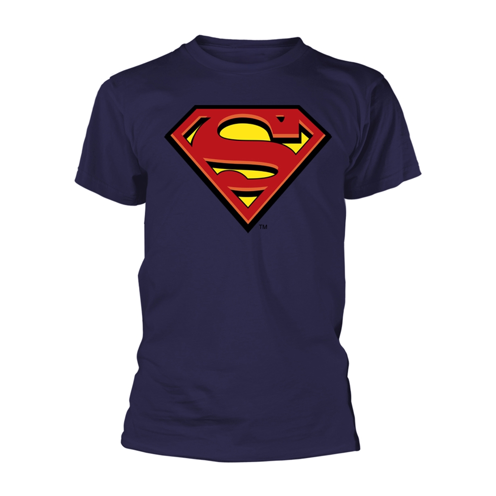 SUPERMAN LOGO T-Shirt XX-Large BLUE