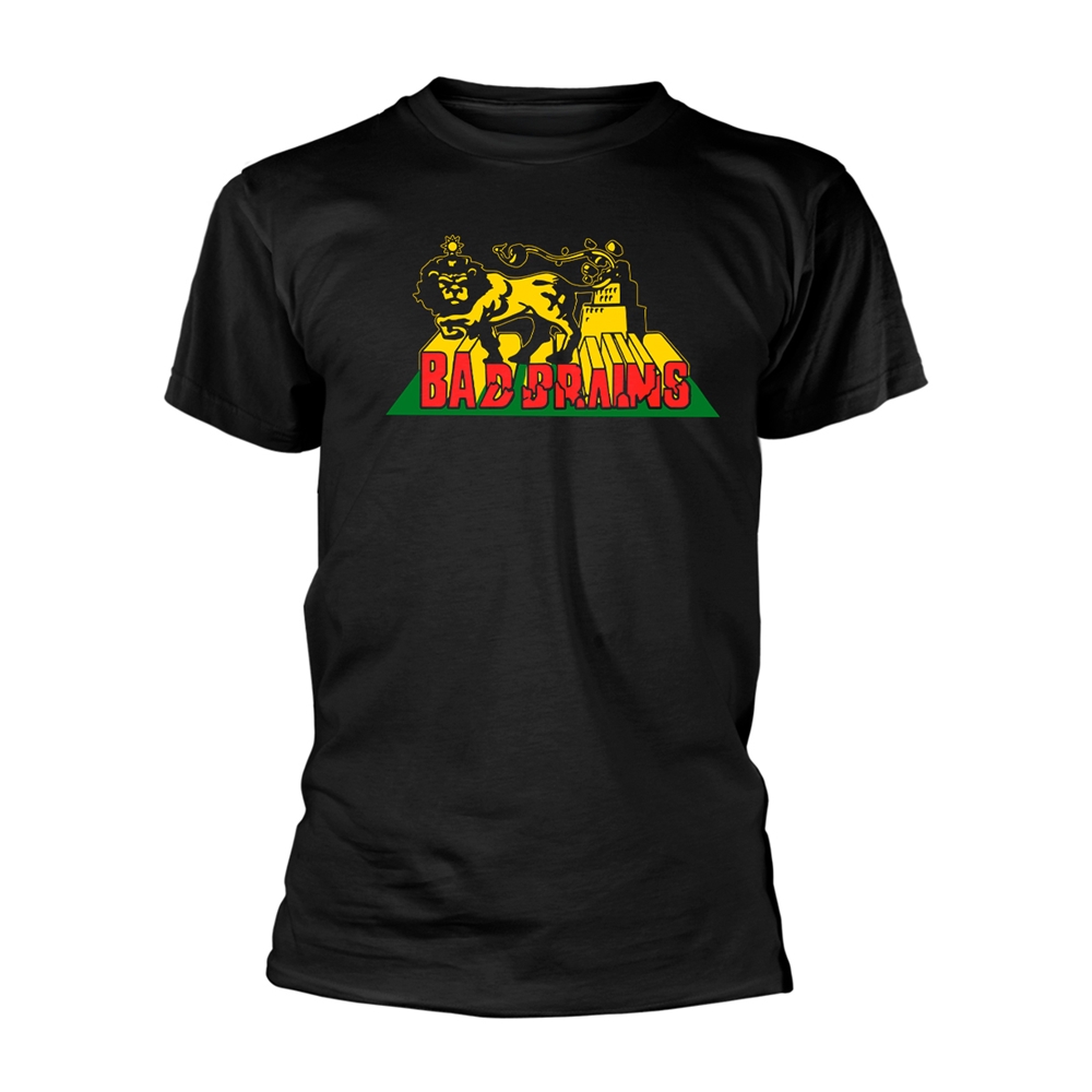 BAD BRAINS LION CRUSH T-Shirt XXX-Large BLACK
