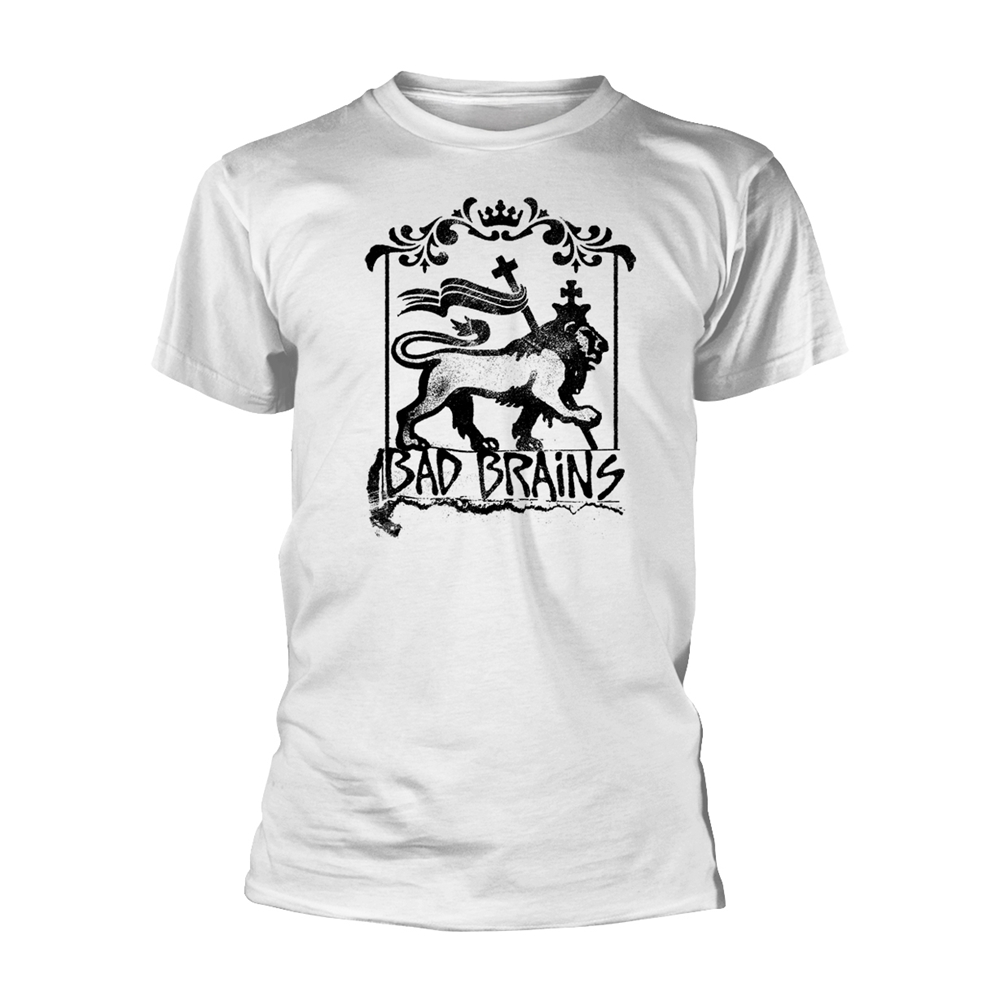 BAD BRAINS LION T-Shirt XX-Large WHITE