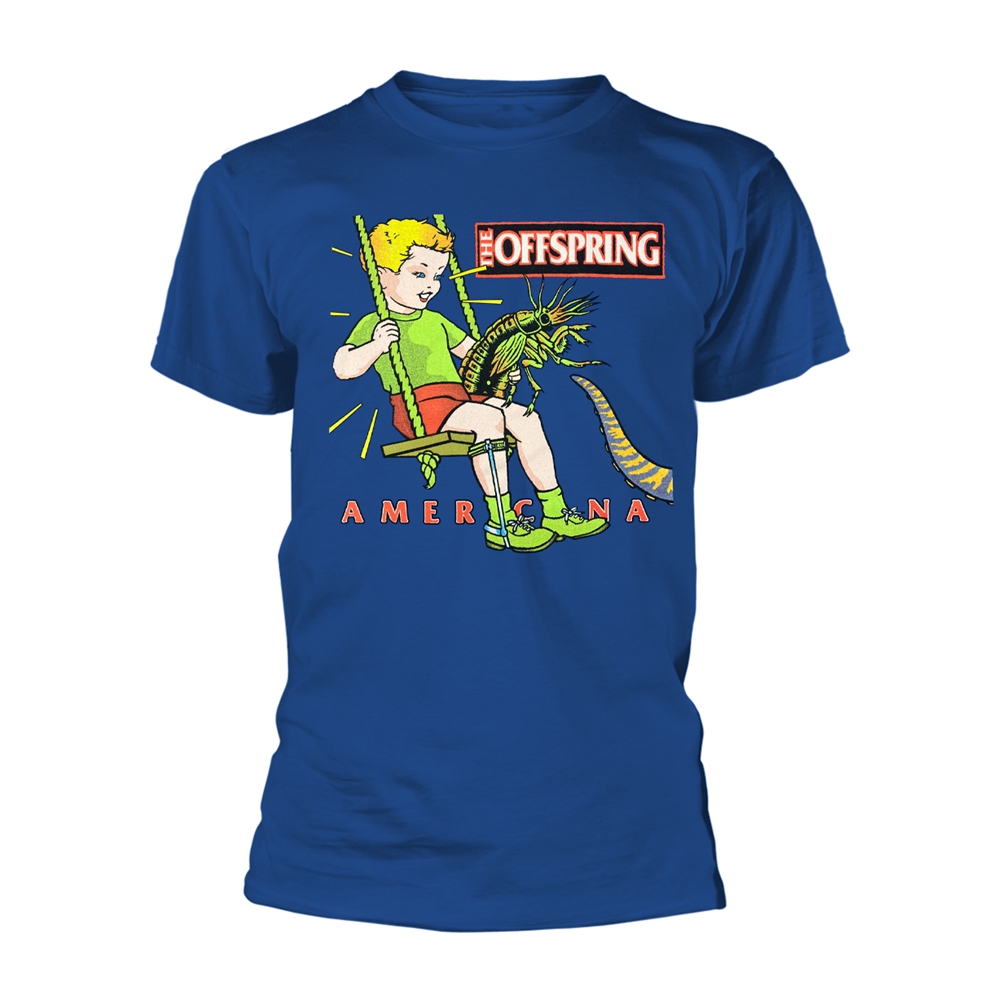 OFFSPRING, THE AMERICANA T-Shirt XX-Large BLUE