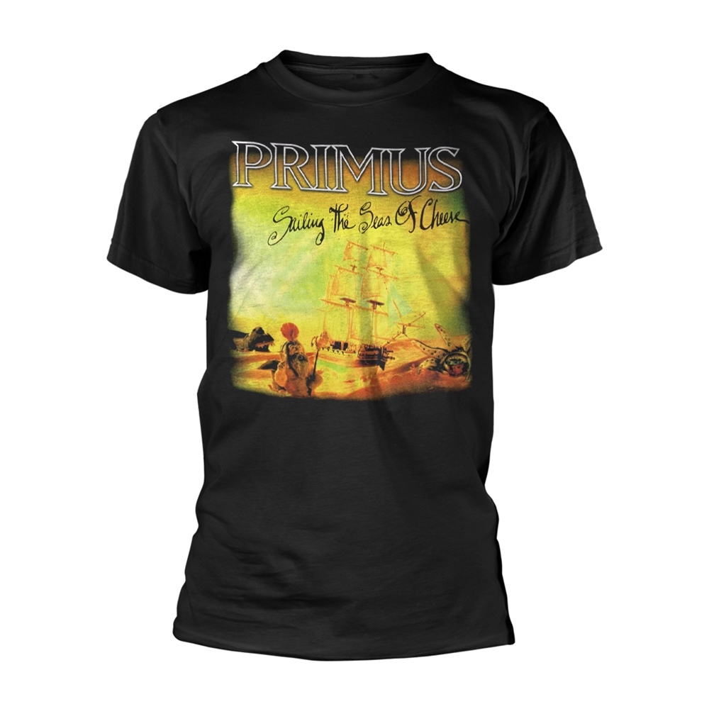 PRIMUS SAILING THE SEAS OF CHEESE T-Shirt X-Large BLACK