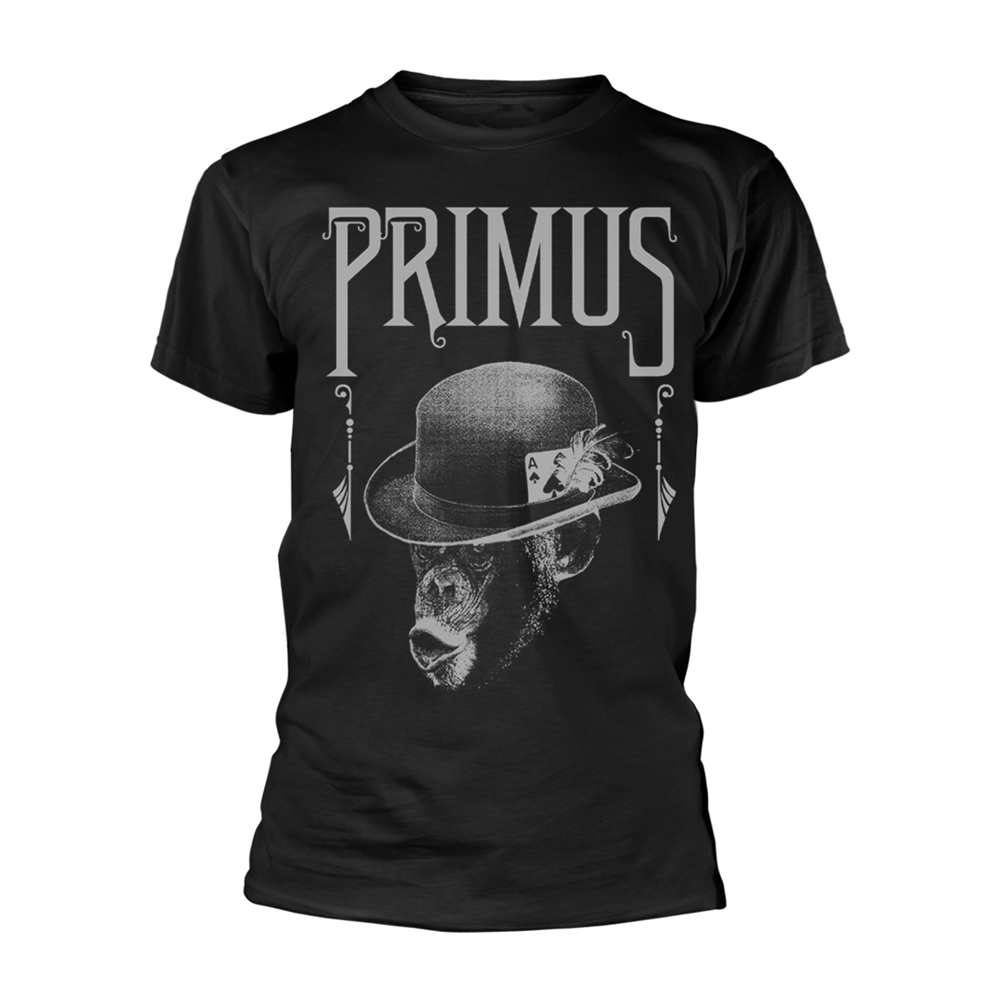 PRIMUS MONKEY T-Shirt Large BLACK