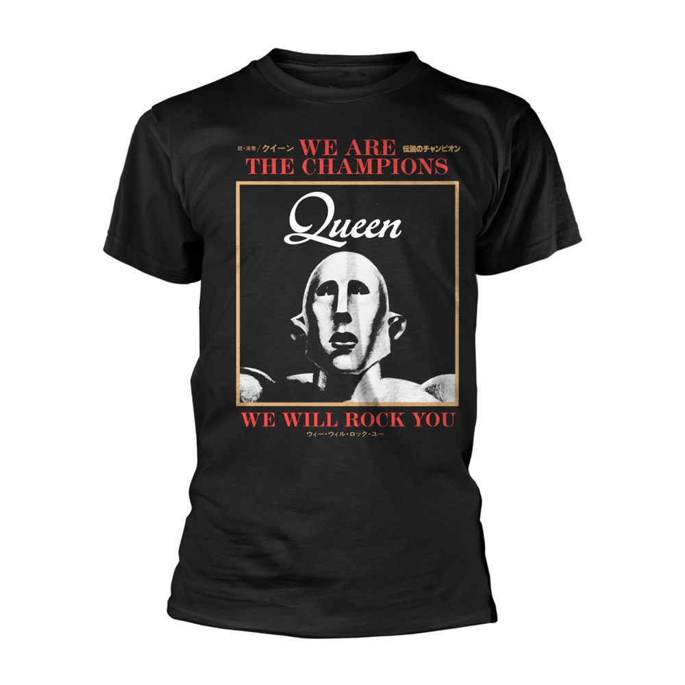 QUEEN LOVE OF MY LIFE T-Shirt Small BLACK