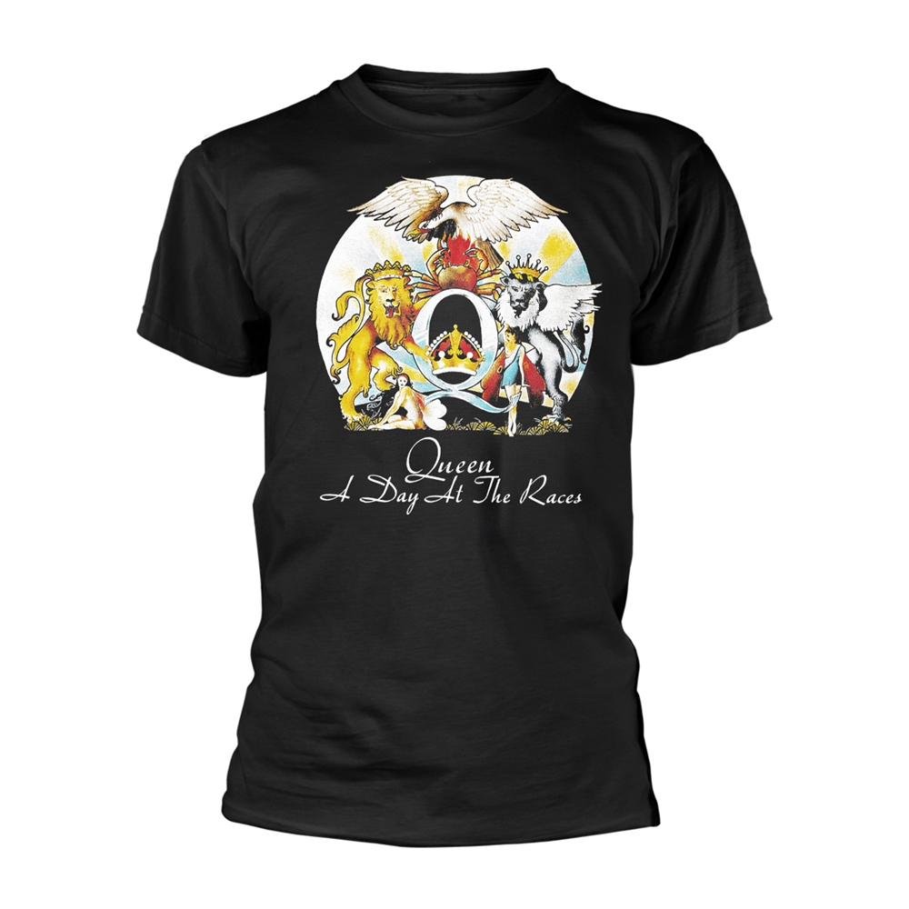 QUEEN A DAY AT THE RACES T-Shirt Large BLACK