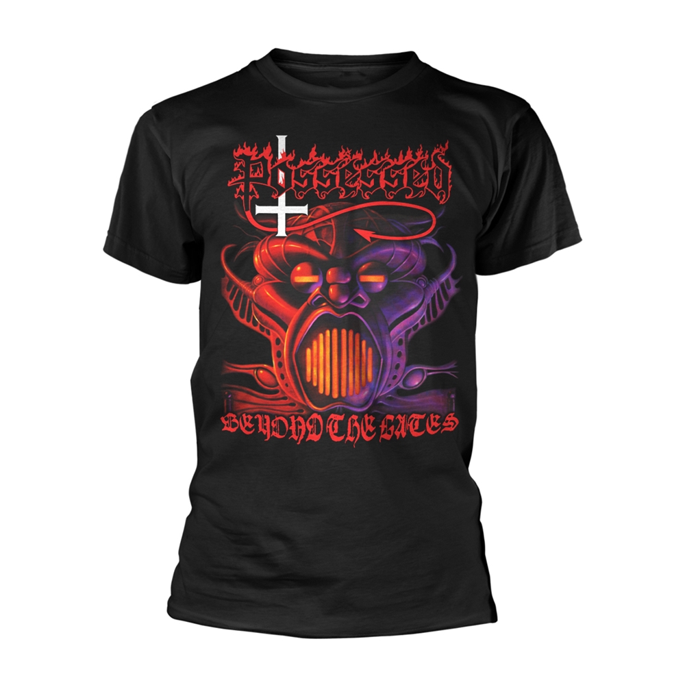 POSSESSED BEYOND THE GATES T-Shirt X-Large BLACK