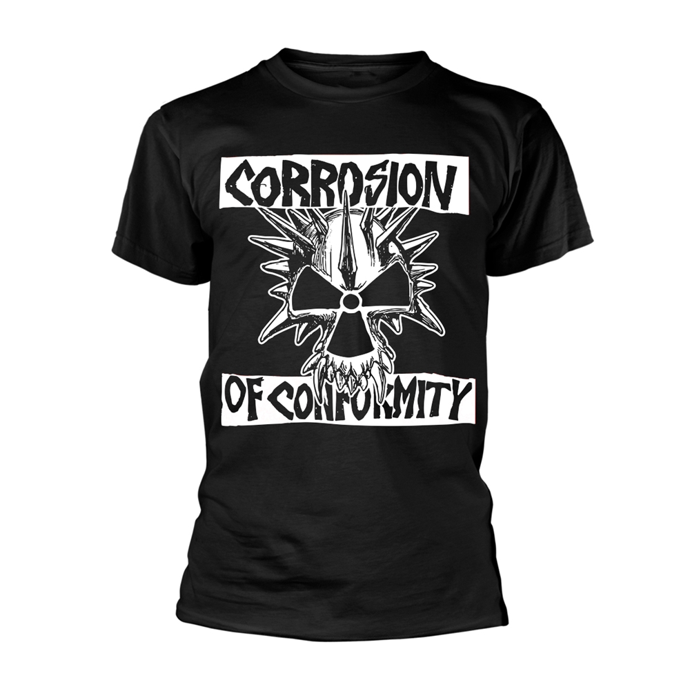 CORROSION OF CONFORMITY SKULL LOGO (BLACK) T-Shirt XX-Large BLACK