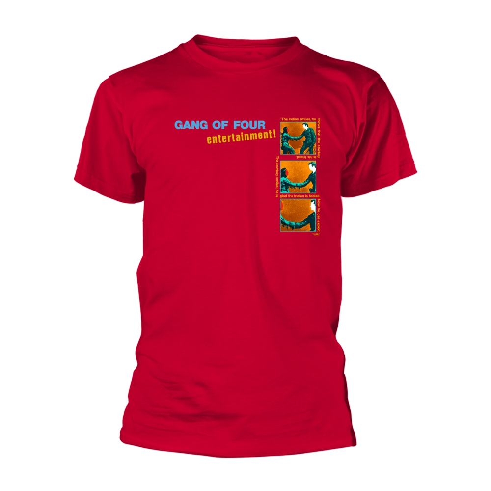 GANG OF FOUR ENTERTAINMENT T-Shirt Large RED