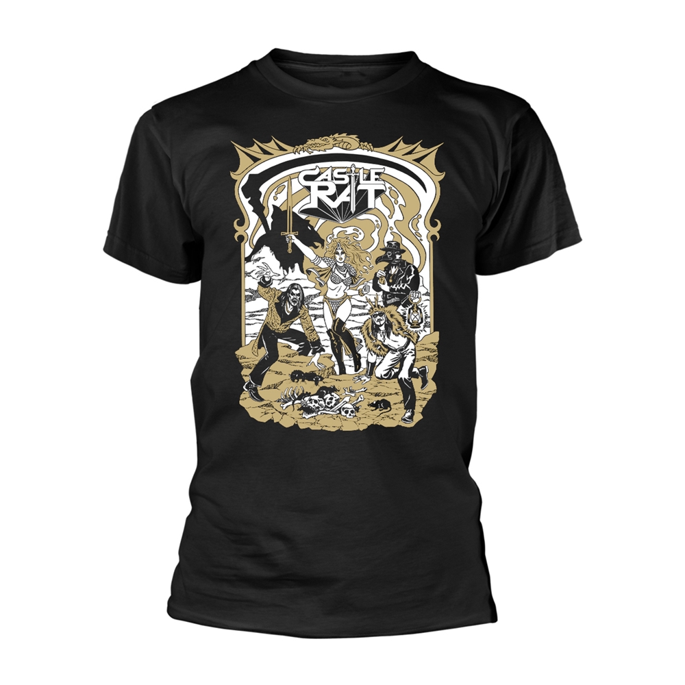CASTLE RAT DRAGON PORTAL T-Shirt XX-Large BLACK