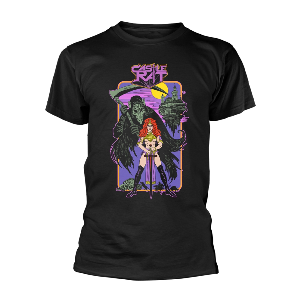 CASTLE RAT NOW IS FOREVER T-Shirt Large BLACK