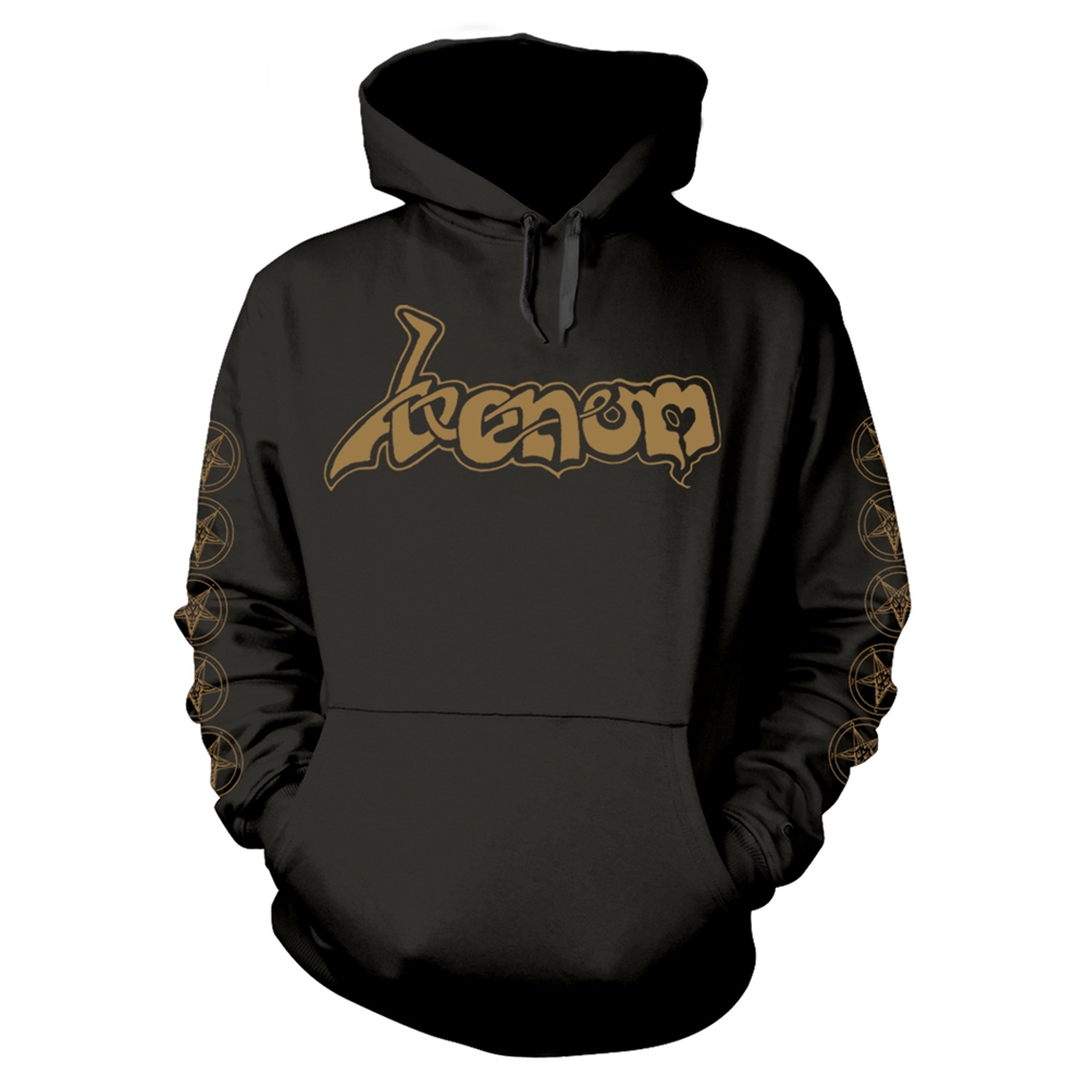 VENOM LOGO (GOLD) Hooded Sweatshirt XXX-Large BLACK