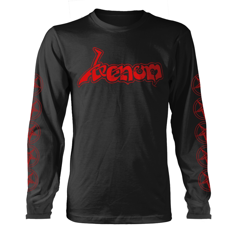 VENOM LOGO (RED) Long Sleeve Shirt XXX-Large BLACK