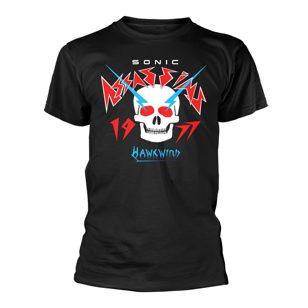 HAWKWIND SONIC ASSASSINS T-Shirt XXX-Large BLACK