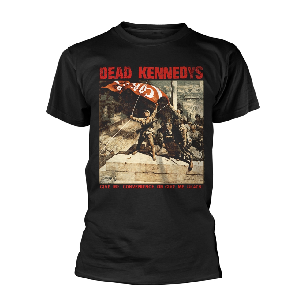 DEAD KENNEDYS CONVENIENCE OR DEATH T-Shirt Small BLACK