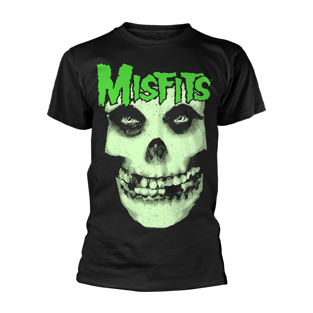 MISFITS GLOW JUREK SKULL T-Shirt XX-Large BLACK