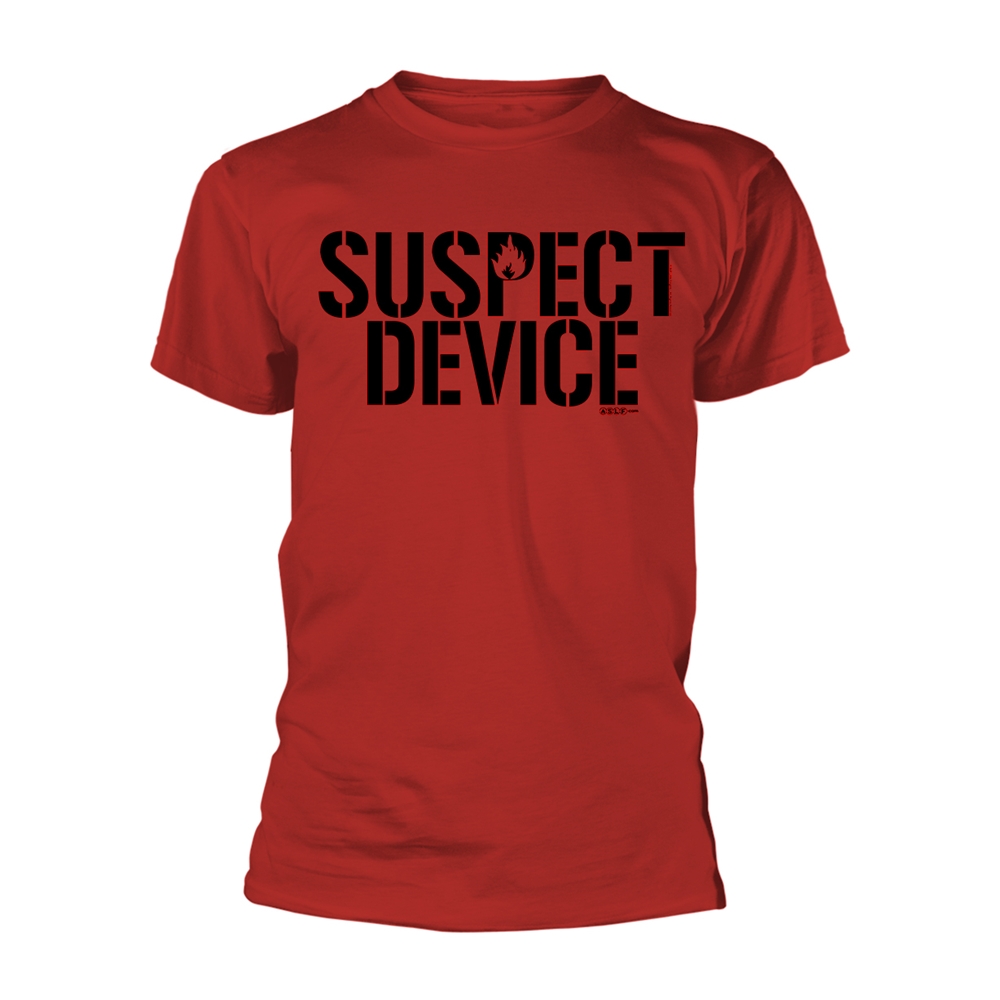 STIFF LITTLE FINGERS SUSPECT DEVICE T-Shirt Small RED
