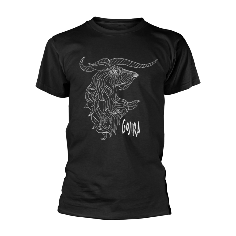 GOJIRA HORNS (ORGANIC) T-Shirt Medium BLACK