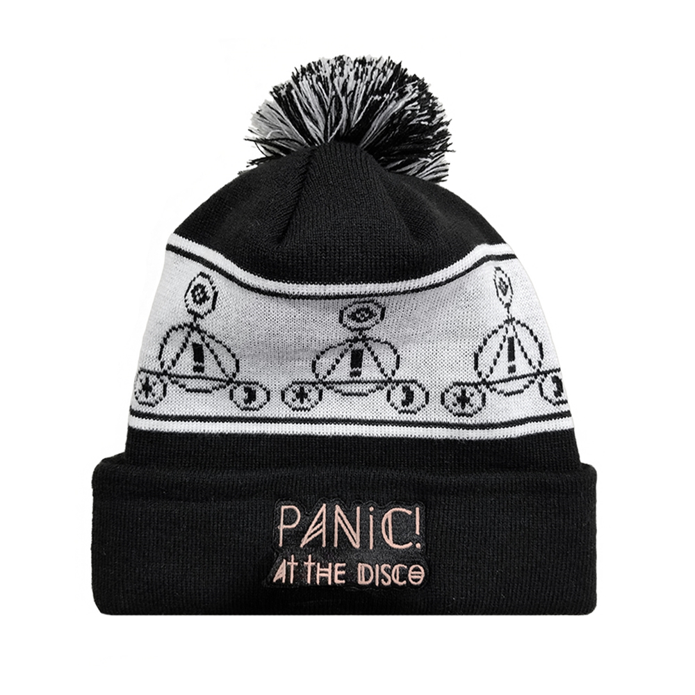 PANIC! AT THE DISCO ICONS (BOBBLE HAT) Bobble Hat MULTICOLOURED