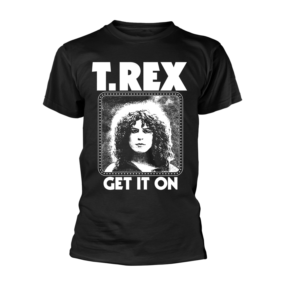 T. REX GET IT ON T-Shirt Large BLACK