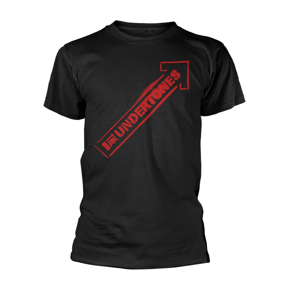 UNDERTONES, THE ARROW SPRAY (RED) T-Shirt Medium BLACK