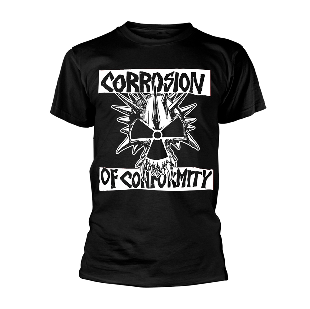 CORROSION OF CONFORMITY SKULL LOGO 1 (BLACK) T-Shirt XX-Large BLACK
