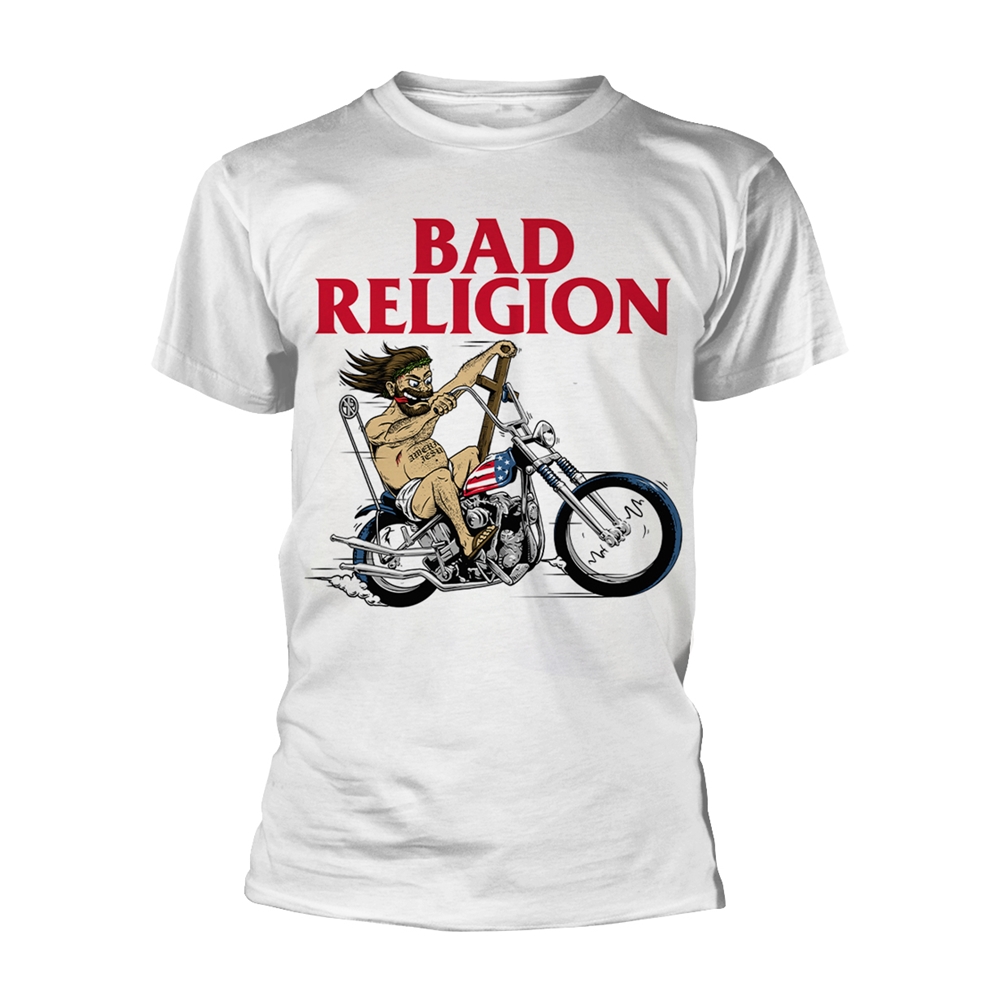 BAD RELIGION AMERICAN JESUS T-Shirt XX-Large WHITE