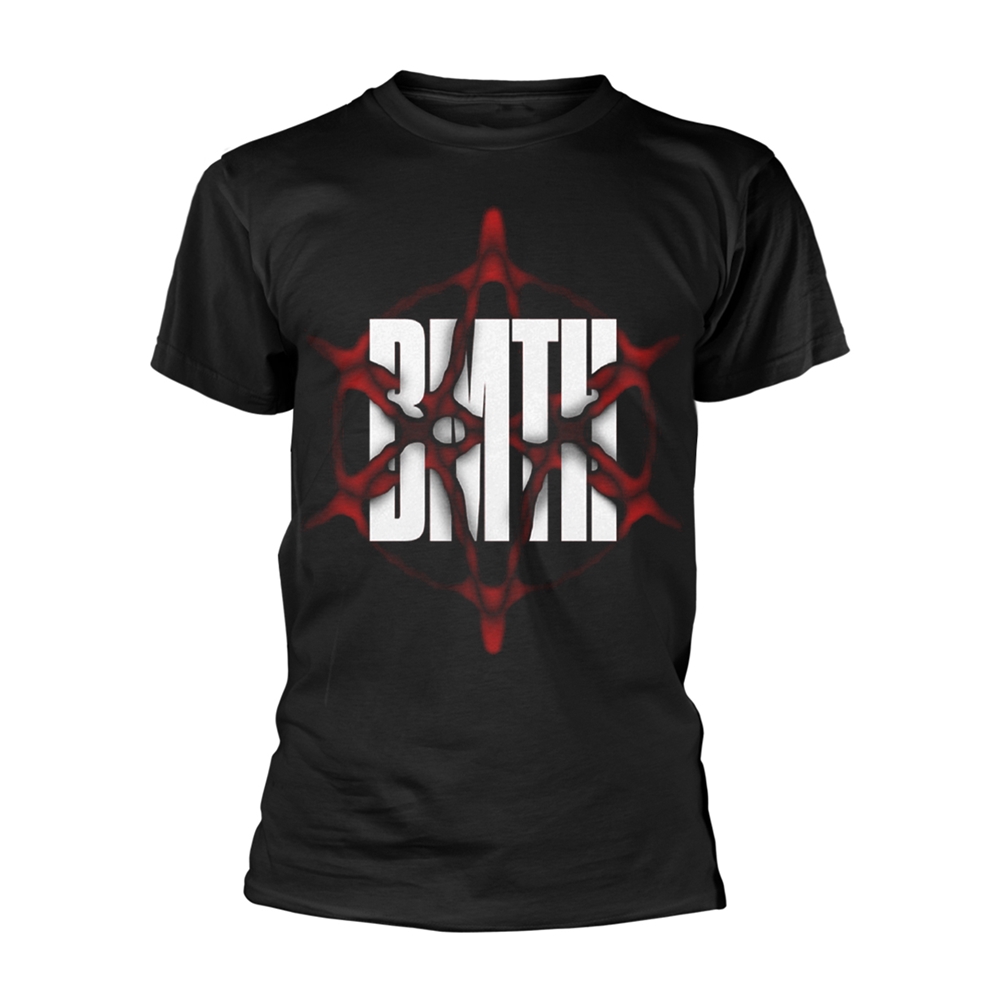 BRING ME THE HORIZON INTERLOCKING HEX T-Shirt Small BLACK
