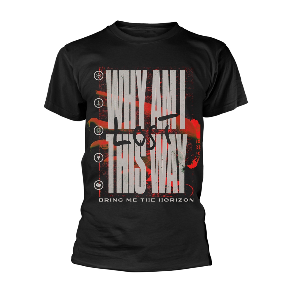 BRING ME THE HORIZON WHY AM I THIS WAY T-Shirt Small BLACK