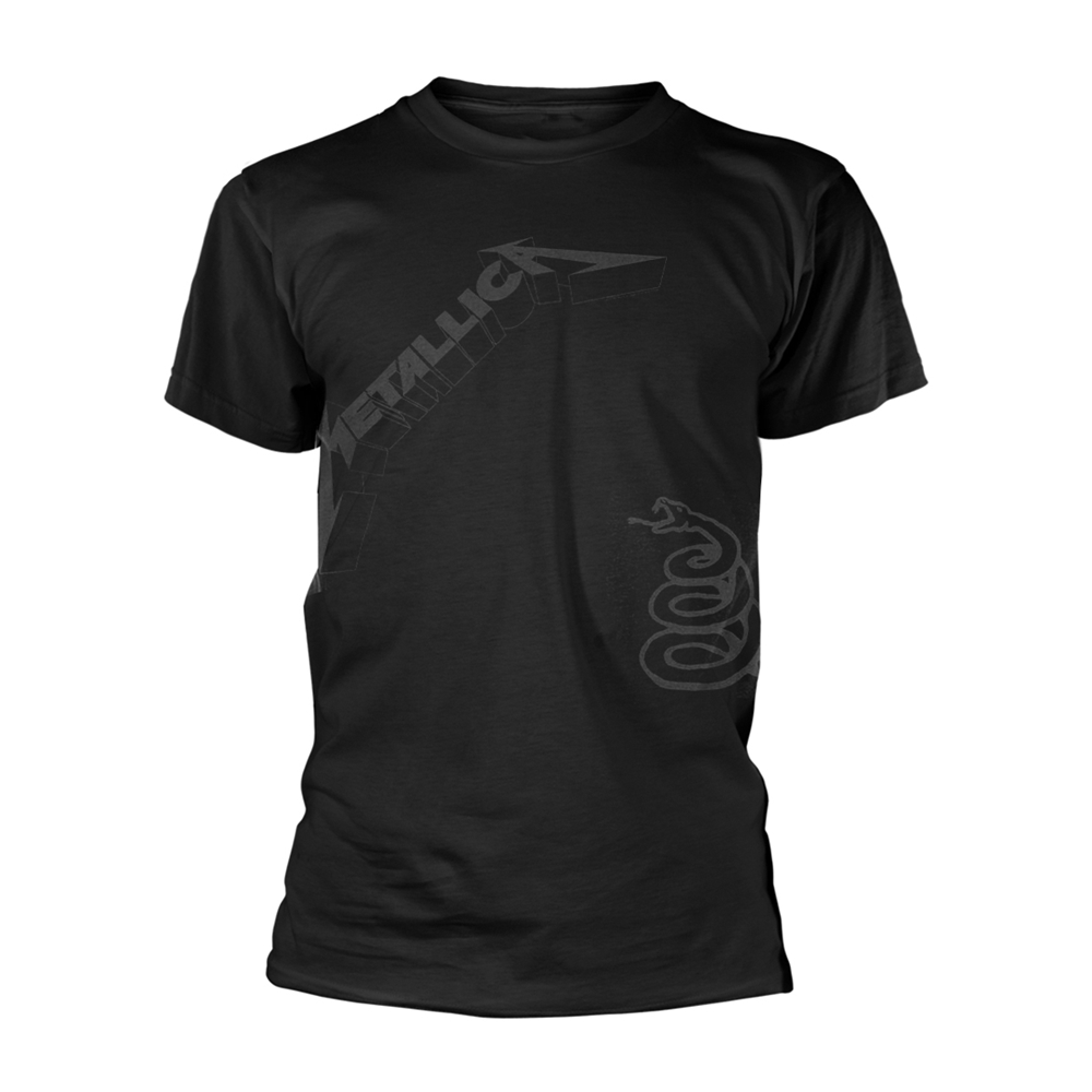 METALLICA BLACK ALBUM TONAL T-Shirt XX-Large BLACK