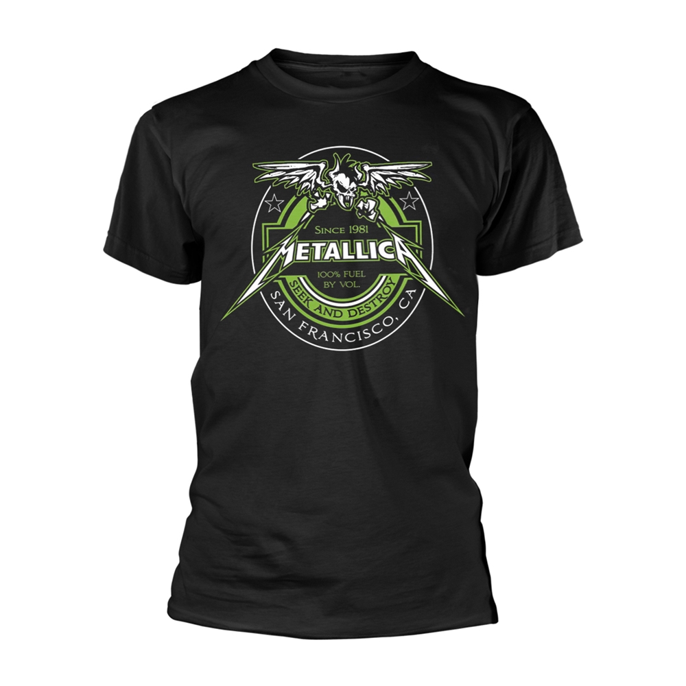 METALLICA FUEL T-Shirt Large BLACK