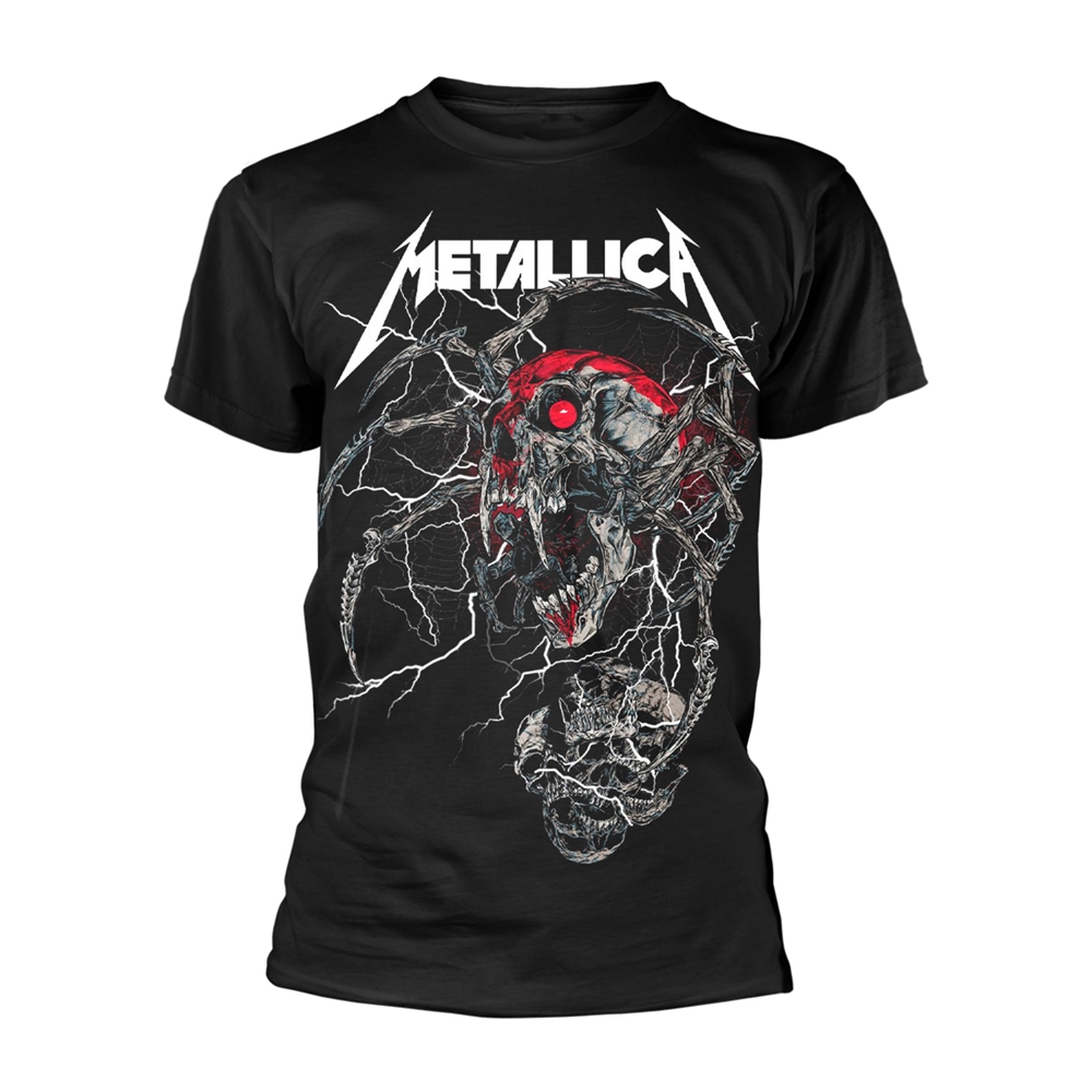 METALLICA SPIDER DEAD T-Shirt X-Large BLACK