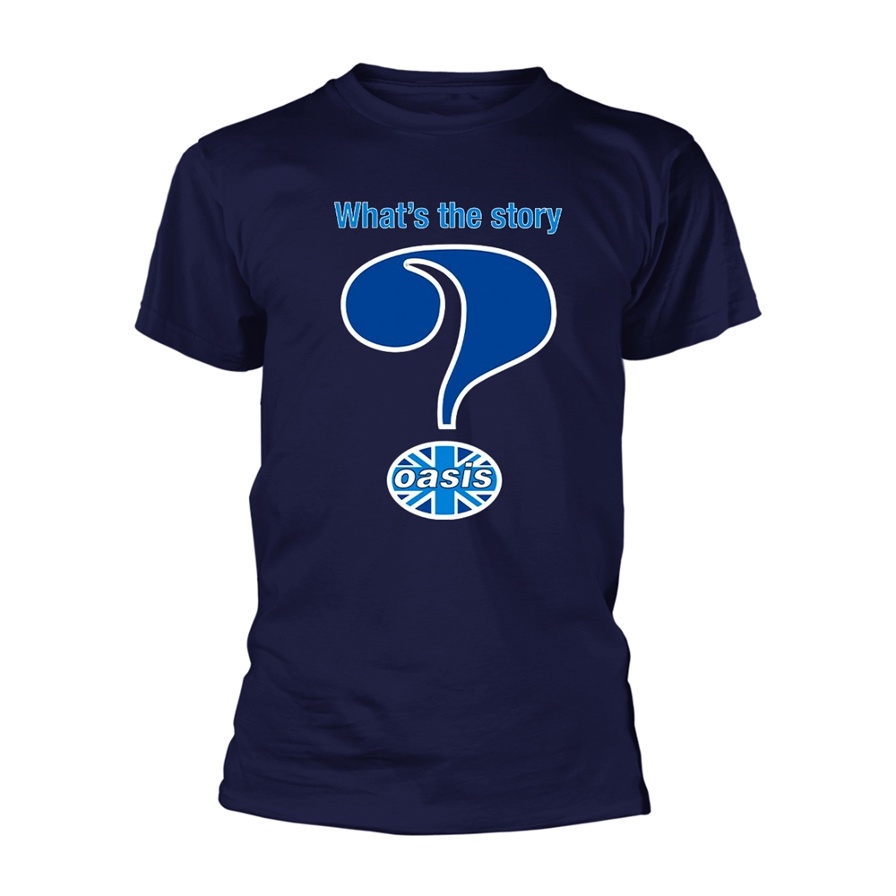 OASIS QUESTION MARK (NAVY) T-Shirt XX-Large BLUE
