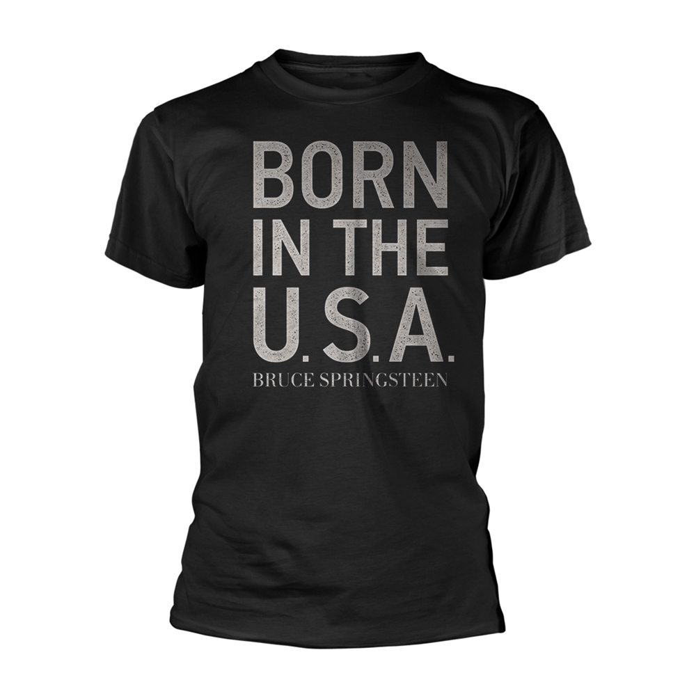 BRUCE SPRINGSTEEN BORN IN THE USA T-Shirt Large BLACK