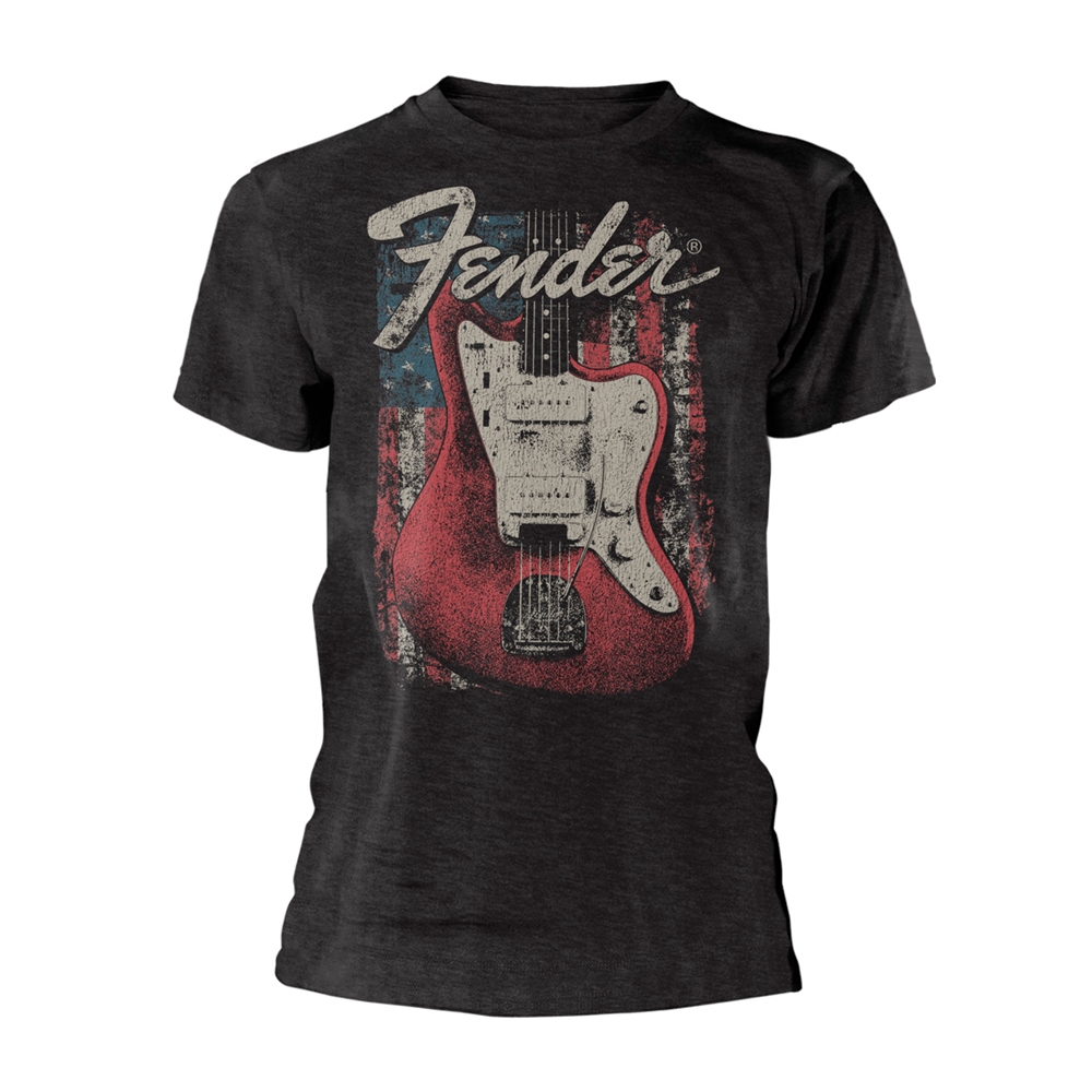 FENDER DISTRESSED GUITAR (JAZZMASTER) T-Shirt Small GREY