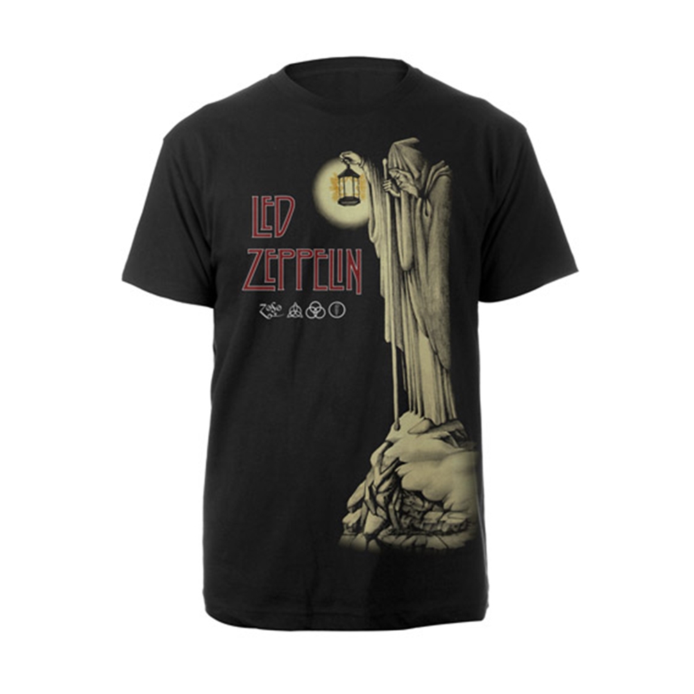 LED ZEPPELIN HERMIT T-Shirt Small BLACK