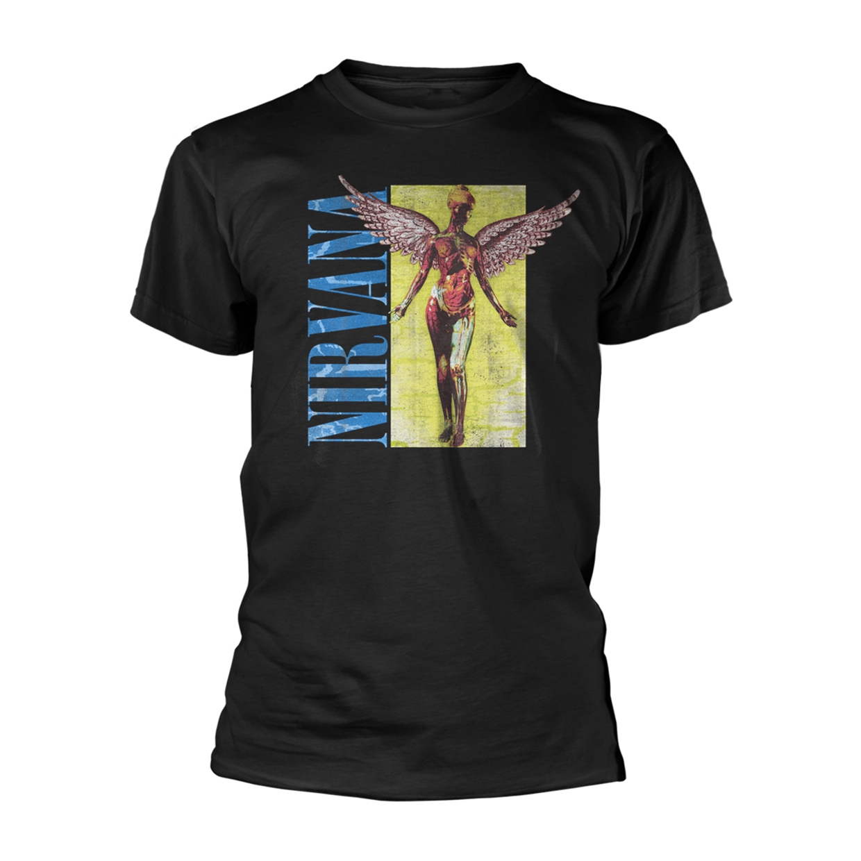 NIRVANA IN UTERO (SQUARE) T-Shirt XX-Large BLACK