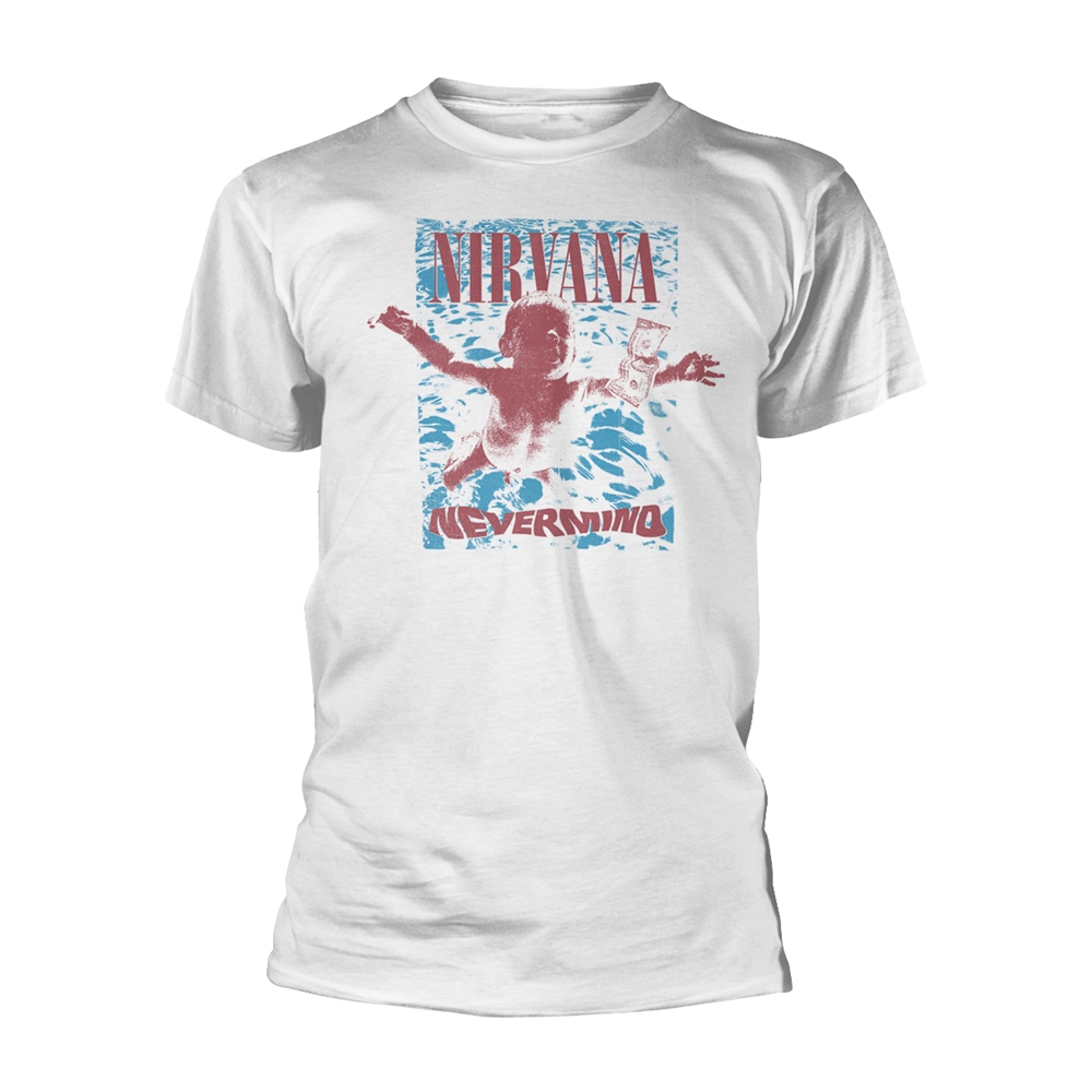 NIRVANA NEVERMIND UNDERWATER T-Shirt XX-Large WHITE