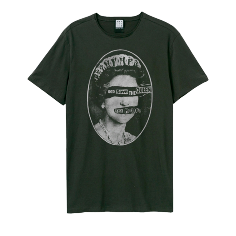 SEX PISTOLS QUEEN T-Shirt Medium GREY