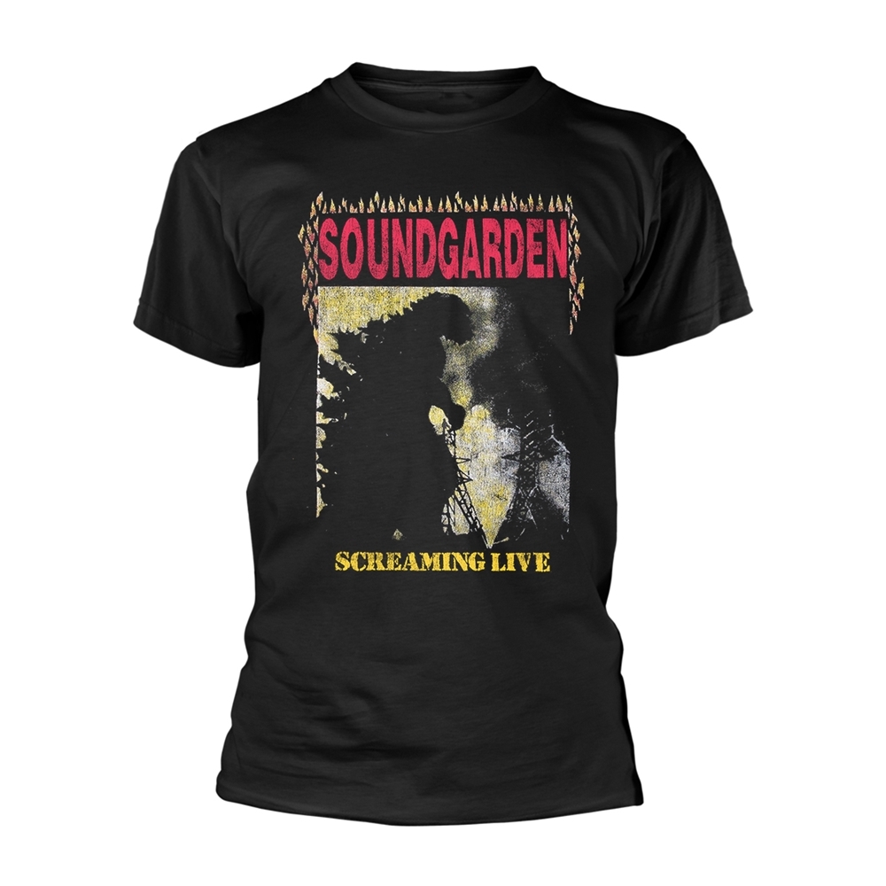 SOUNDGARDEN TOTAL GODHEAD T-Shirt, Front & Back Print Small BLACK