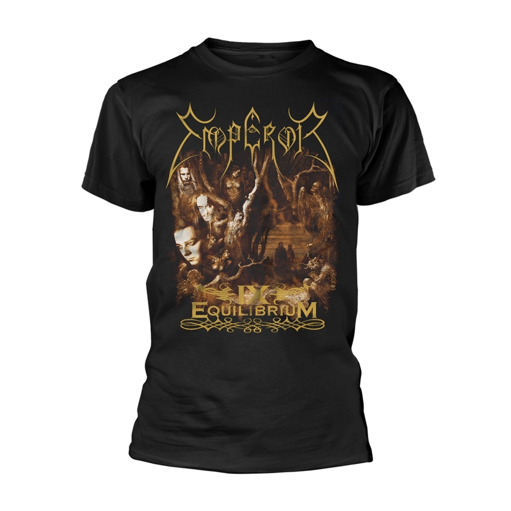 EMPEROR IX EQUILIBRIUM T-Shirt, Front & Back Print XX-Large BLACK