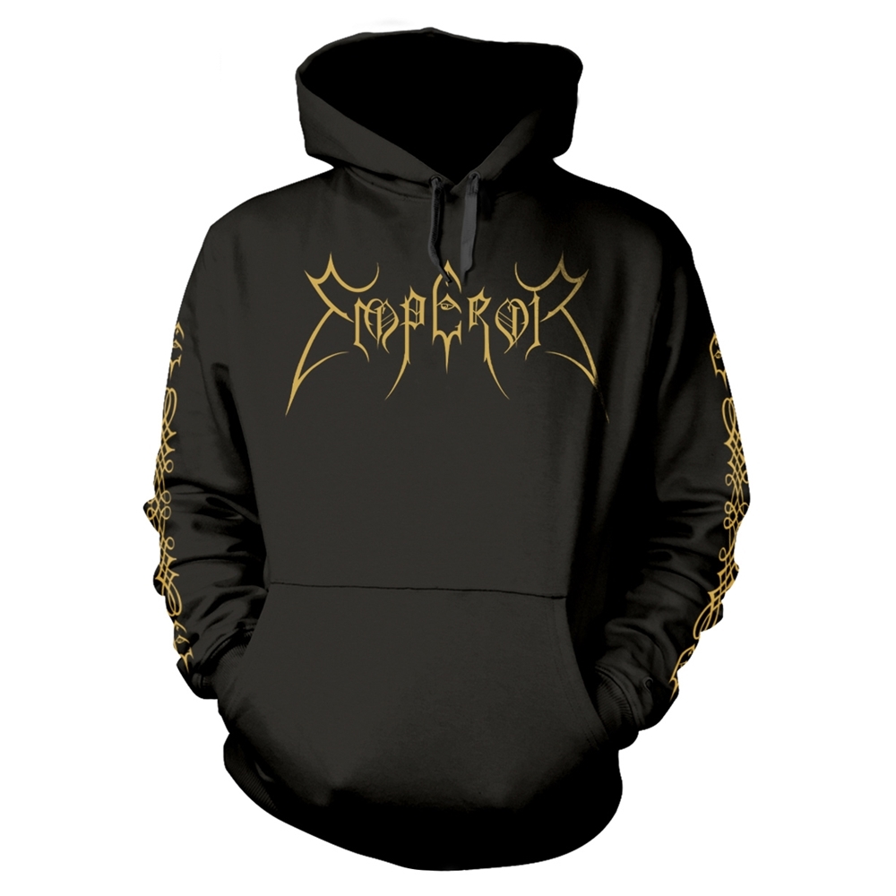 EMPEROR IX EQUILIBRIUM Hooded Sweatshirt Medium BLACK