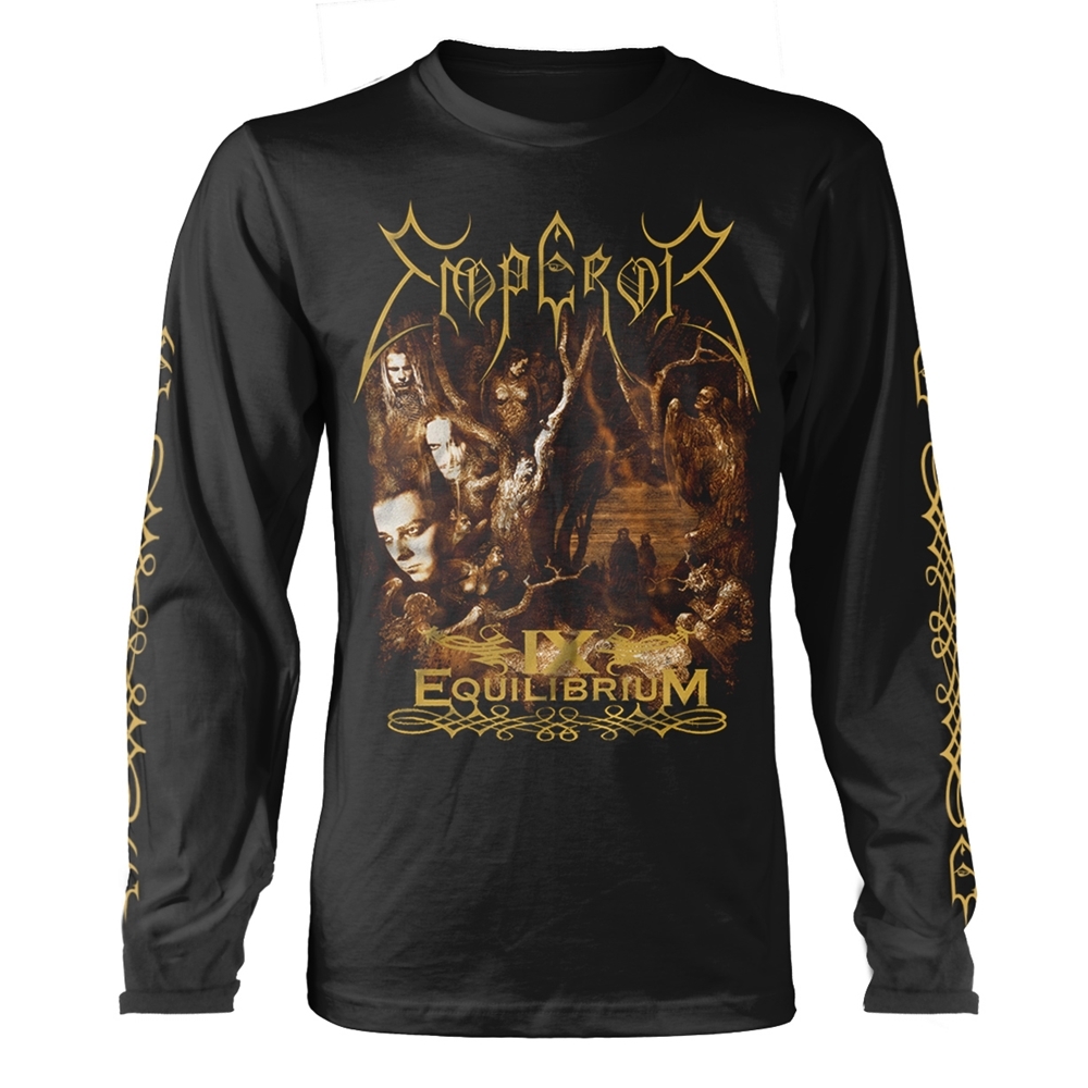 EMPEROR IX EQUILIBRIUM Long Sleeve Shirt Medium BLACK