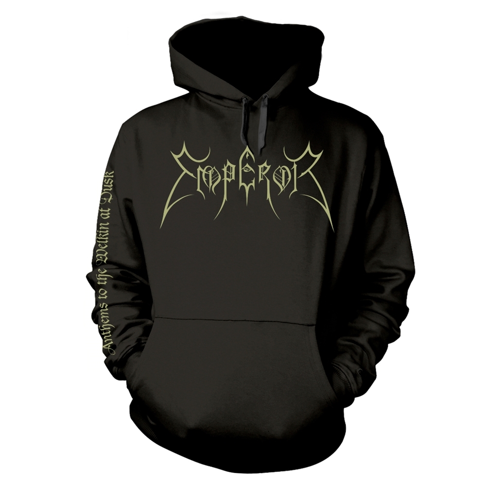 EMPEROR ANTHEMS 2019 Hooded Sweatshirt Medium BLACK