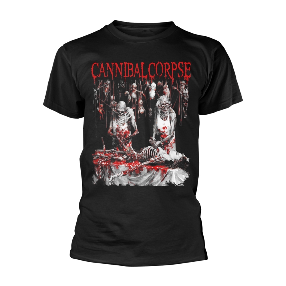 CANNIBAL CORPSE BUTCHERED AT BIRTH (EXPLICIT) T-Shirt, Front & Back Print XXX-La