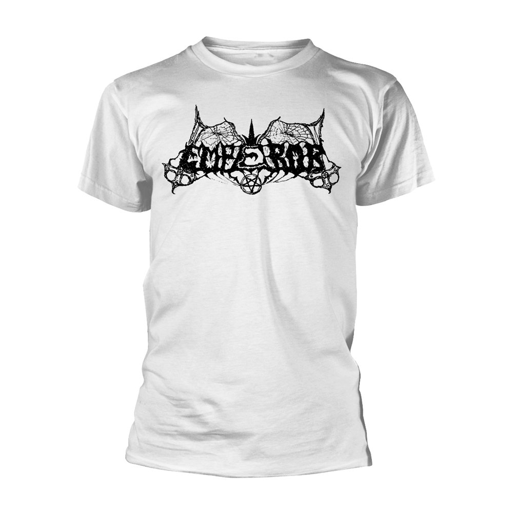 EMPEROR OLD SCHOOL LOGO (WHITE) T-Shirt, Front & Back Print XX-Large WHITE