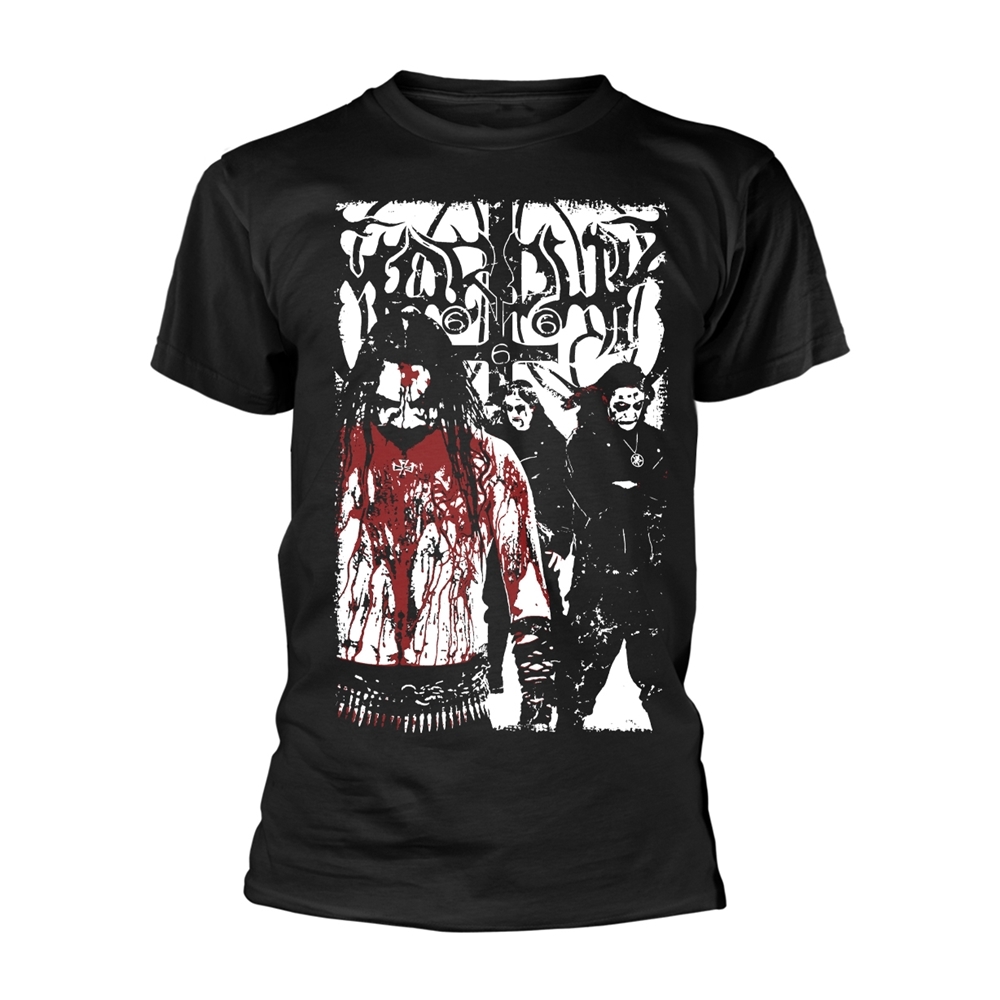 MARDUK ROM 5:12 T-Shirt, Front & Back Print Medium BLACK