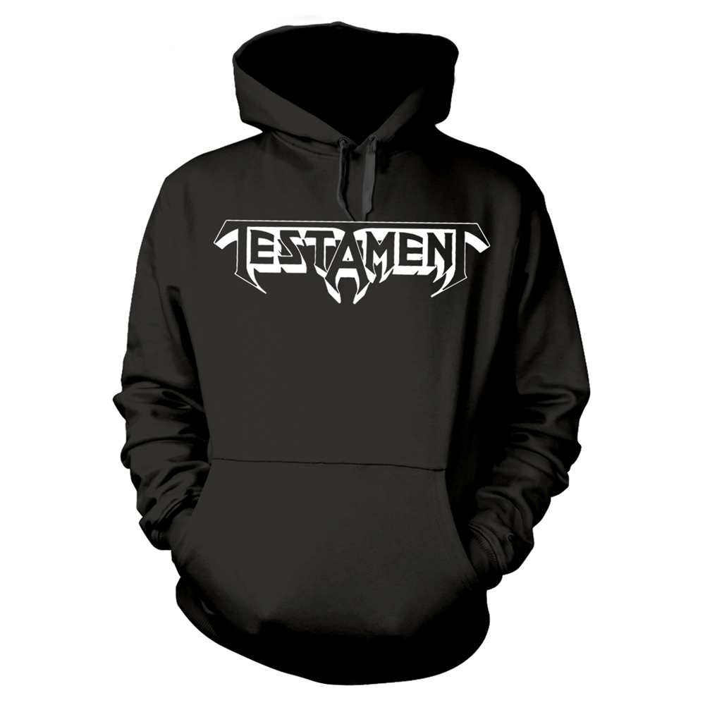 TESTAMENT BAY AREA THRASH Hooded Sweatshirt Small BLACK