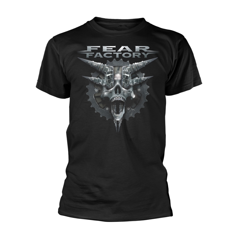 FEAR FACTORY LEGACY T-Shirt, Front & Back Print Small BLACK