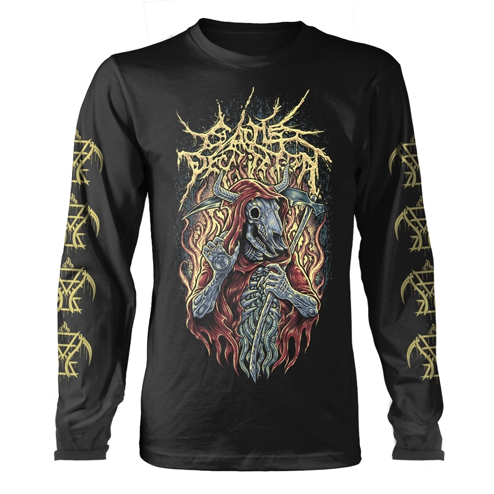 CATTLE DECAPITATION REAPER RAMIREZ Long Sleeve Shirt XX-Large BLACK (FOTL)