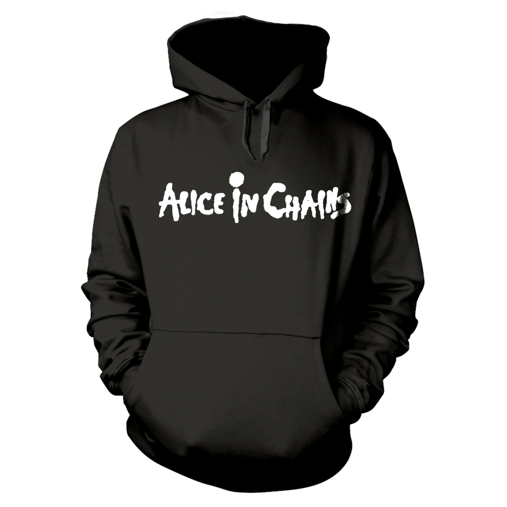 ALICE IN CHAINS FACELIFT Hooded Sweatshirt Large BLACK
